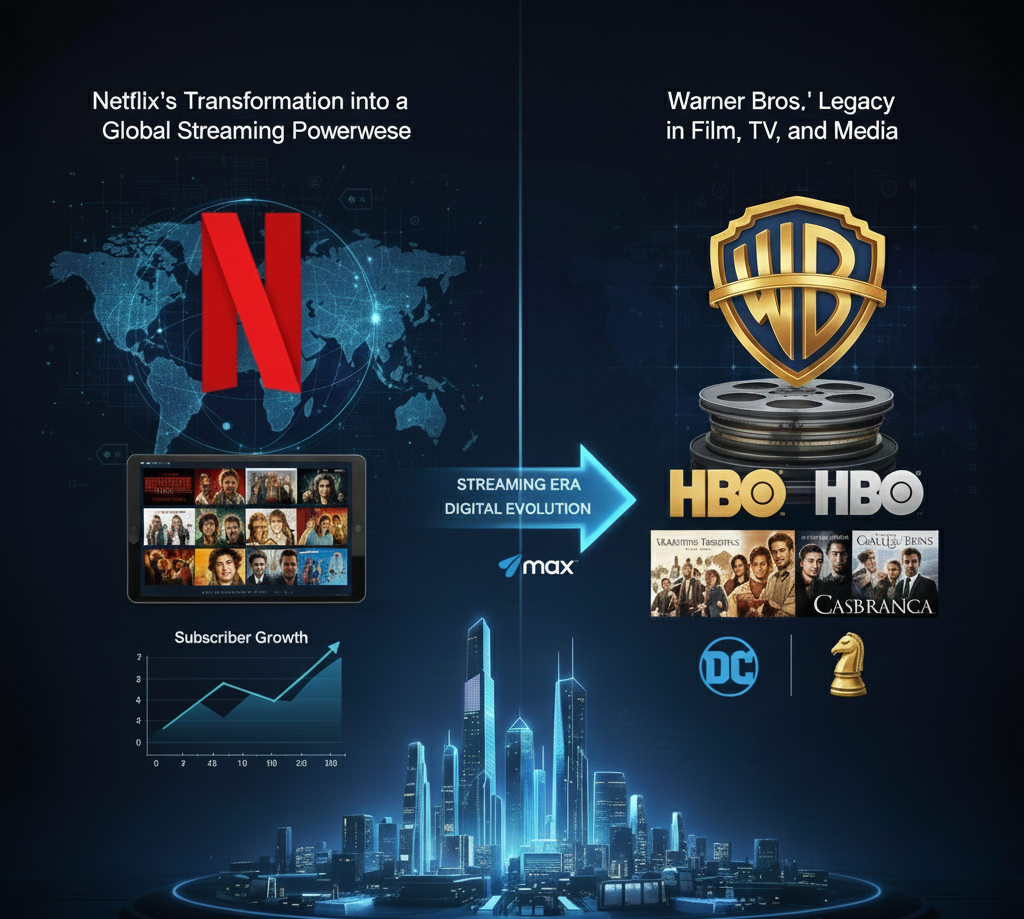 Analyzing the reported $83B Netflix Warner Bros acquisition. We detail the strategic reasons, financial implications, antitrust risks, and how this Big Tech Acquisitions defines the future of the streaming industry changes. 5 Big Tech Acquisitions: How Netflix’s $83B Purchase of Warner Bros. Could Reshape Streaming